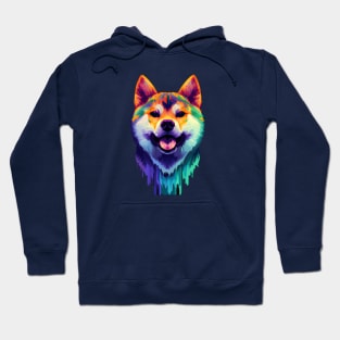 Shiba Inu Painting Art Hoodie